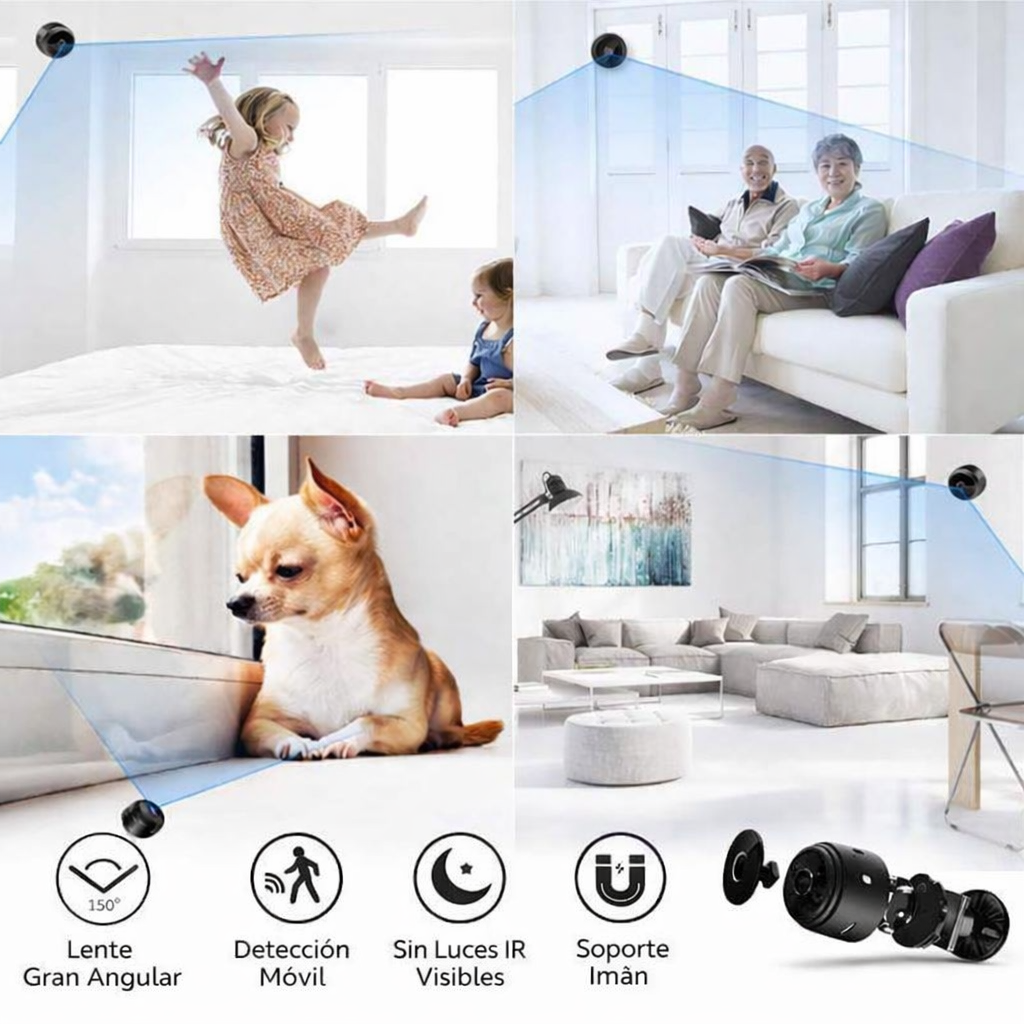 CÁMARA MINI WIFI-MAGNÉTICA ®